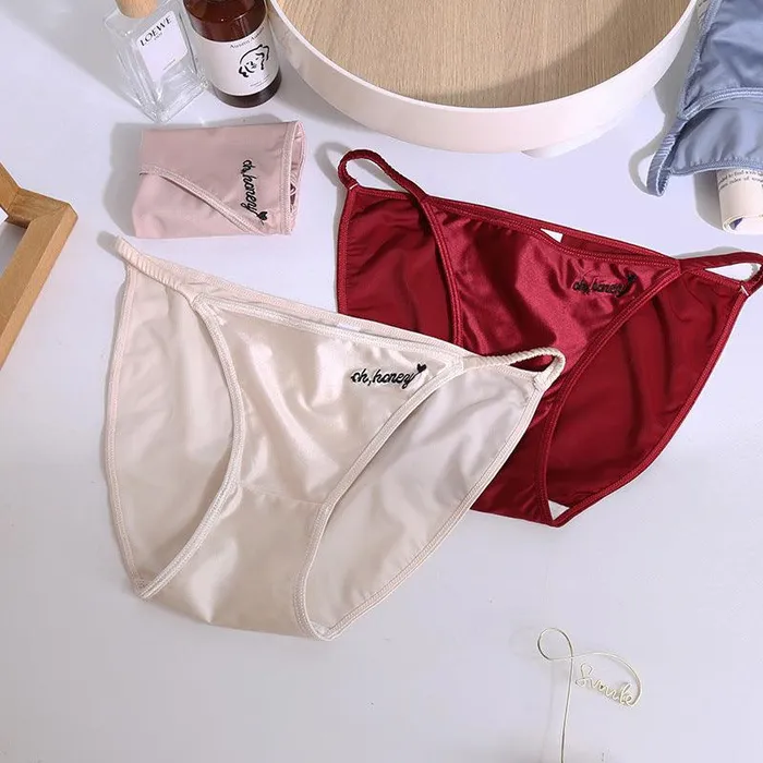 Vibrators cj Womens Thin Belt Low Waist Cotton Crotch Triangle Shorts