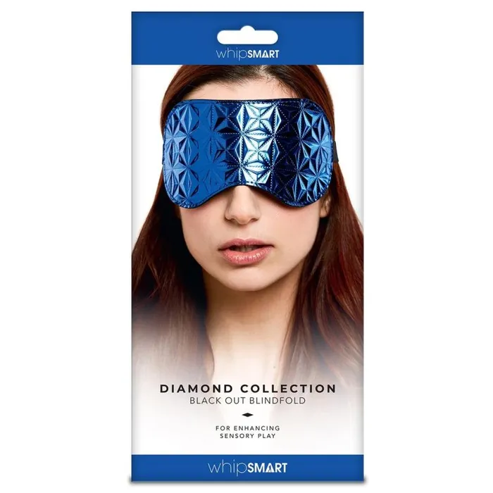 Vibrators Whipsmart Whip Smart Diamond Blindfold Blue
