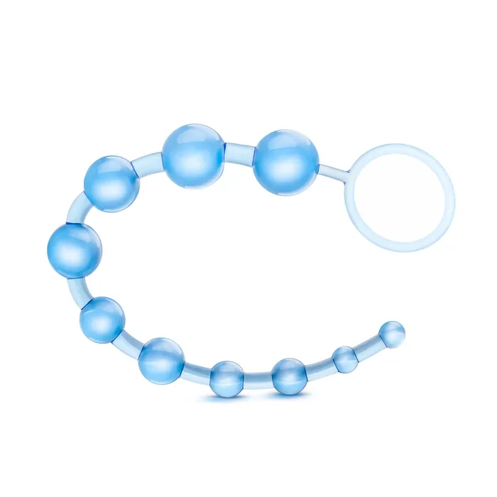 Anal B Yours Basic Beads Blue Blush