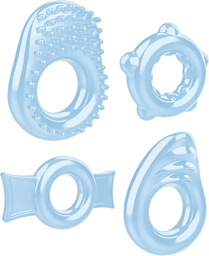 Anal Evolved Novelties Zero Tolerance Ring Ding Dong Light Blue