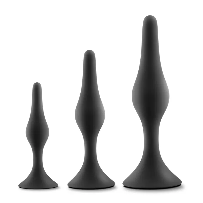 Anal Luxe Beginner Plug Kit Black Blush
