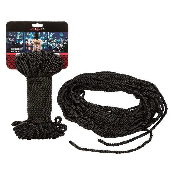Anal Scandal BDSM Rope 985 Ft 30m Black CalExotics