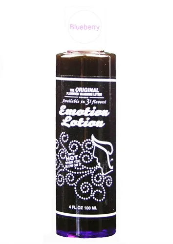 Emotion Lotion Vibrators Emotion Lotion Blueberry 4 Fl Oz
