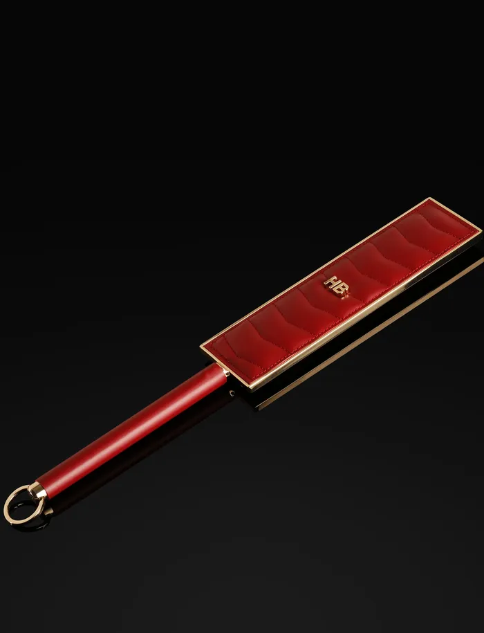 Fashion Fetish Matte Red Paddle Honey Birdette Vibrators