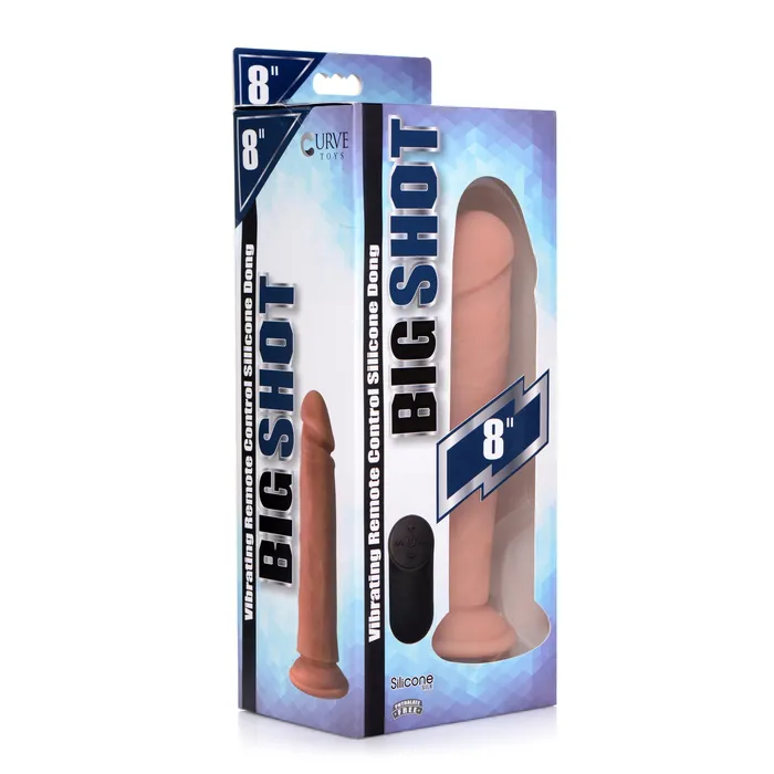 Female Sex Toys BIG SHOT 8 WIRELESS VIBRATING SILICONE DILDO Big Shot Female Sex Toys BIG SHOT 8 WIRELESS VIBRATING SILICONE DILDO Big Shot