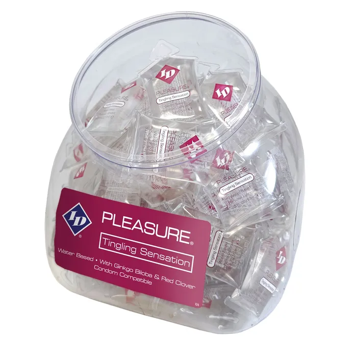 ID Lubricants Pleasure 10 ml Pillow Jar 144 Pc Vibrators