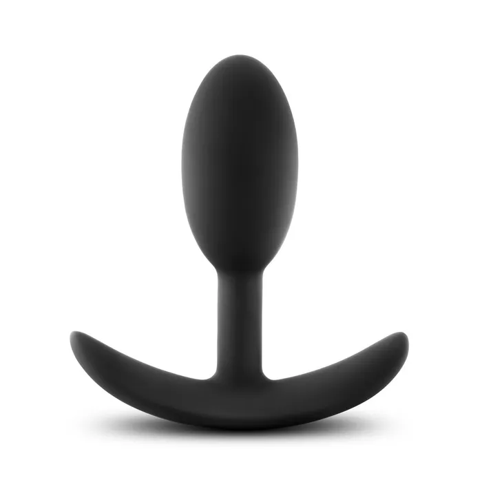 Luxe Wearable Vibra Slim Plug Small Black Blush Anal