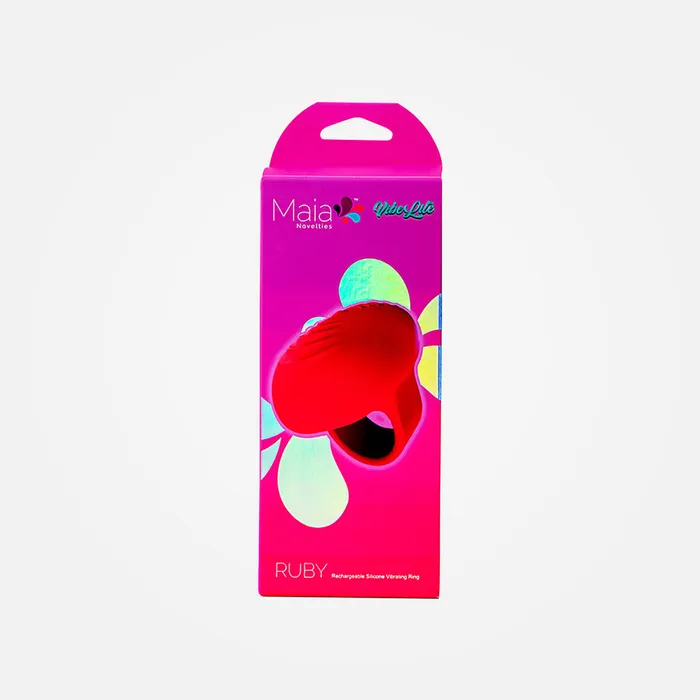 Maia Toys Female Sex Toys Ruby Pink Rechargeable Finger Vibrator Maia Toys Female Sex Toys Ruby Pink Rechargeable Finger Vibrator