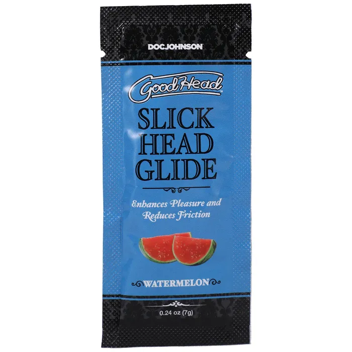 Male Sex Toys Doc Johnson Goodhead Slick Head Glide Watermelon 024 Oz