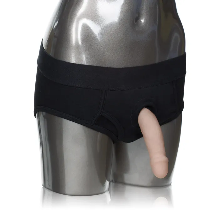 Mens Underwear CalExotics Packer Gear Brief Harness Extra Smallsmall Black