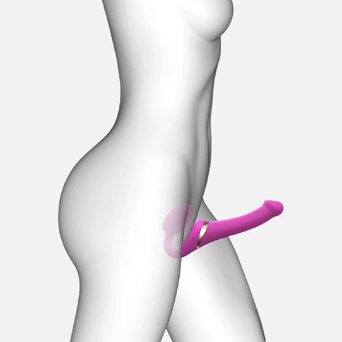 MultiOrgasm Bendable Strap Large On Fuchsia Strap On Me Vibrators MultiOrgasm Bendable Strap Large On Fuchsia Strap On Me Vibrators