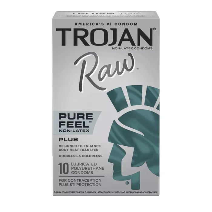 Paradise Marketing Male Sex Toys Trojan Raw NonLatex 10 Pack