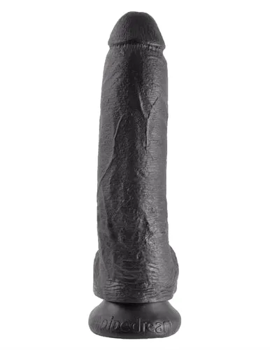 Pipedream Dildos King Cock 9Inch Cock With Balls Black