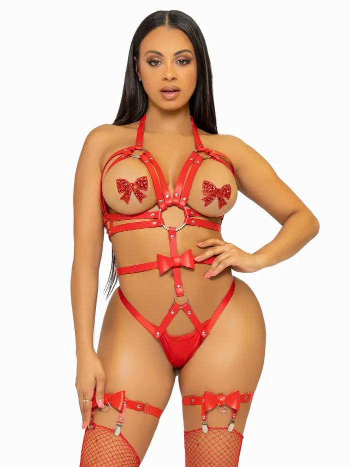 Restraints 2024 Holiday Sale Specials Convertible Vegan Leather ORing Medium Red Restraints 2024 Holiday Sale Specials Convertible Vegan Leather ORing Medium Red