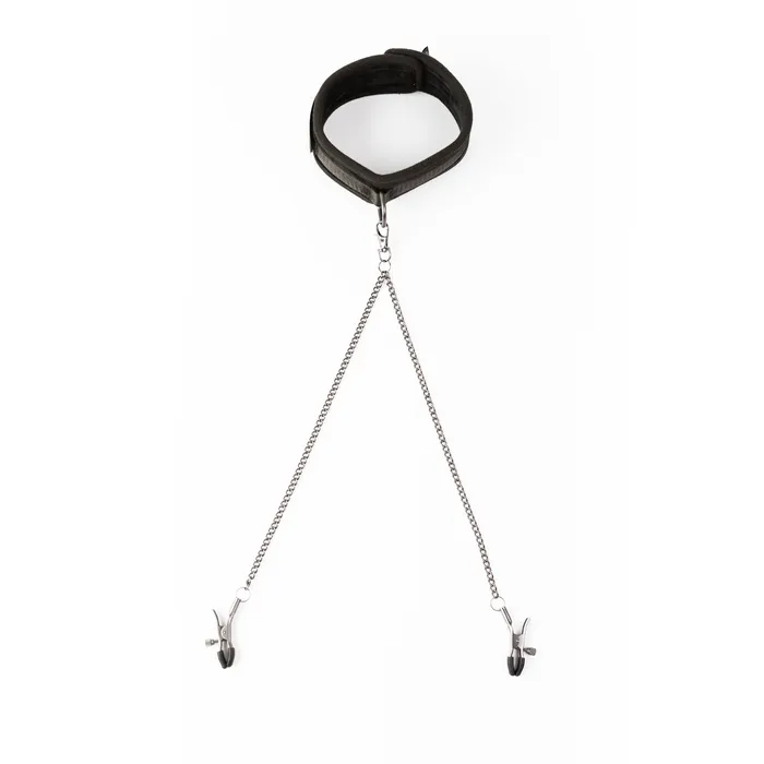 SEI MIO Twin Tweaks Collar and Nipple Clamps Vibrators