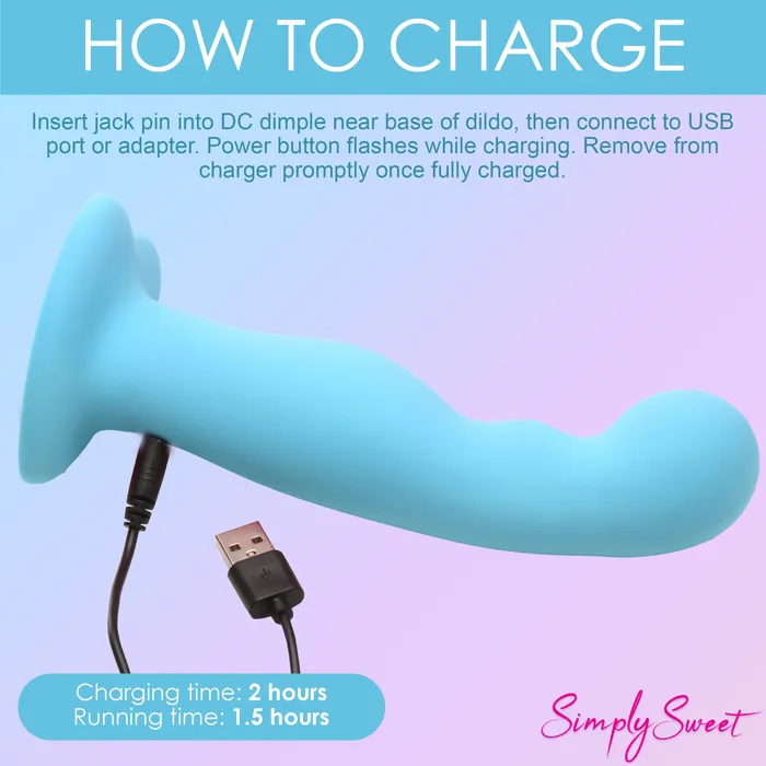 Simply Sweet 21X Vibrating Thick Silicone Dildo With Remote Blue Simply Sweet Female Sex Toys Simply Sweet 21X Vibrating Thick Silicone Dildo With Remote Blue Simply Sweet Female Sex Toys