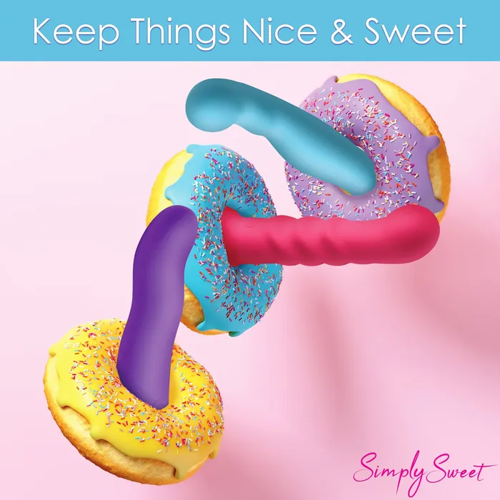 Simply Sweet 21X Vibrating Thick Silicone Dildo With Remote Blue Simply Sweet Female Sex Toys Simply Sweet 21X Vibrating Thick Silicone Dildo With Remote Blue Simply Sweet Female Sex Toys