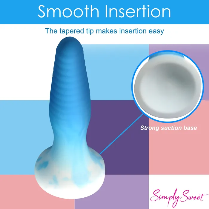 Simply Sweet Silicone Blue Butt Plug Set Simply Sweet Anal