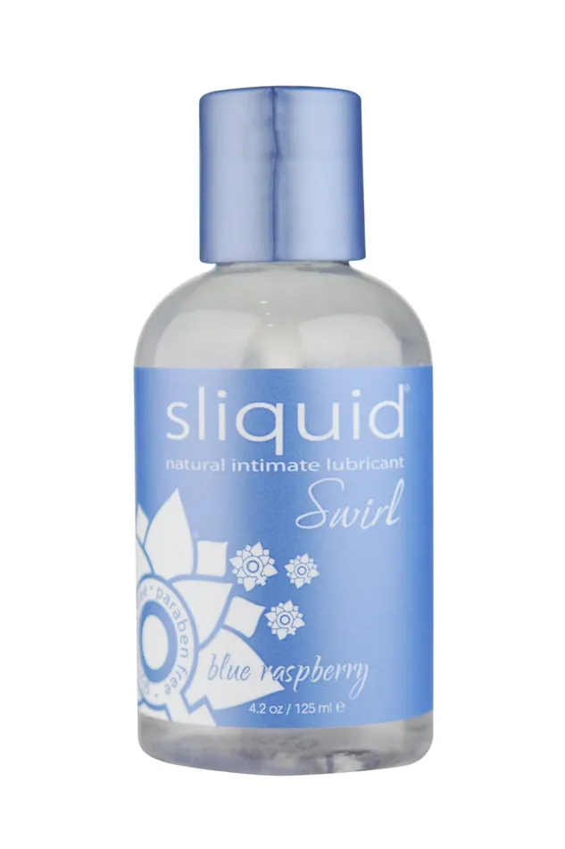Sliquid Naturals Swirl Blue Raspberry 42 Fl Oz 124 ml Vibrators