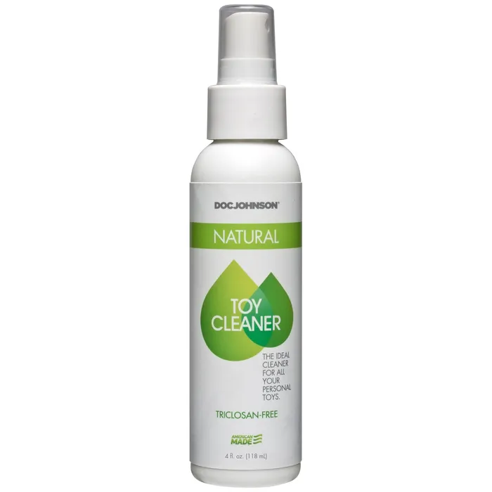 Vibrators Doc Johnson Natural Toy Cleaner Spray Triclosan Free 4 Fl Oz 118 ml