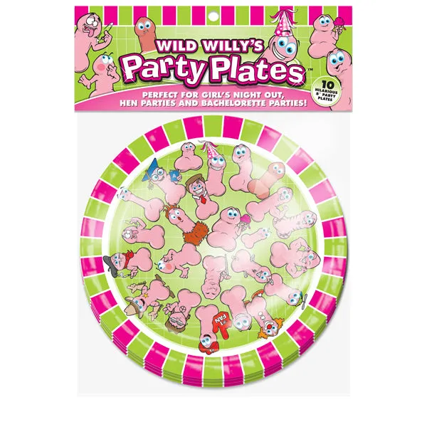 Vibrators ItsForMyFriend Wild Willys Party Plates