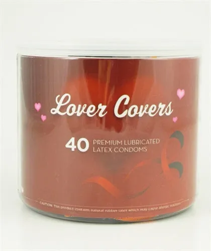 Vibrators Paradise Marketing Lover Covers 40 Count Jar