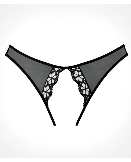Adore Anal Adore Mirabelle Plum Panty Black OS Adore Anal Adore Mirabelle Plum Panty Black OS