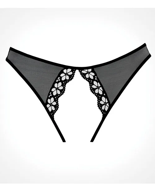 Adore Anal Adore Mirabelle Plum Panty Black OS Adore Anal Adore Mirabelle Plum Panty Black OS