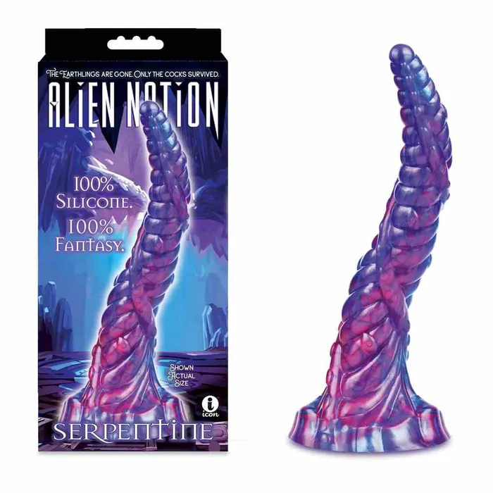 Alien Nation Serpentine Purple Fantasy Dildo Wild Night Fantasies Dildos