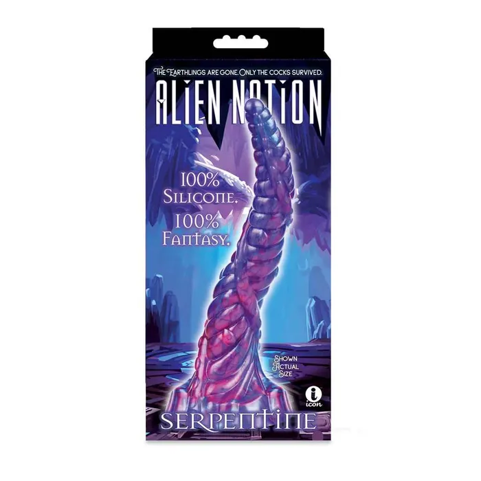 Alien Nation Serpentine Purple Fantasy Dildo Wild Night Fantasies Dildos
