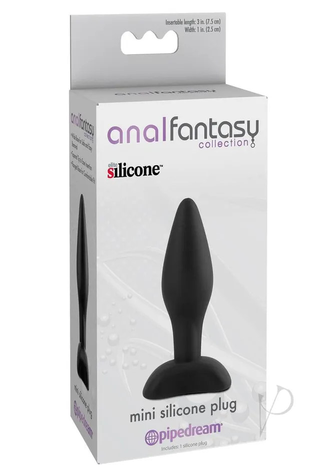 Anal Anal Fantasy Collection Anal Fantasy Collection Mini Silicone Plug Kit 3in Black Anal Anal Fantasy Collection Anal Fantasy Collection Mini Silicone Plug Kit 3in Black