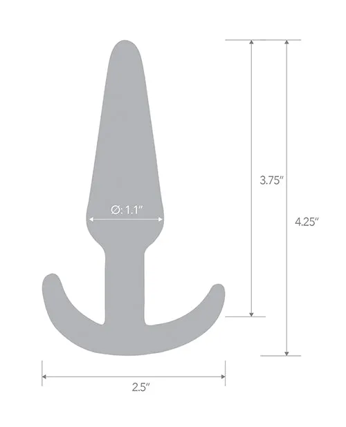 Anal Blue Line Cand B Gear Blue Line Slim Tapered Butt Plug 425in Blue Anal Blue Line Cand B Gear Blue Line Slim Tapered Butt Plug 425in Blue
