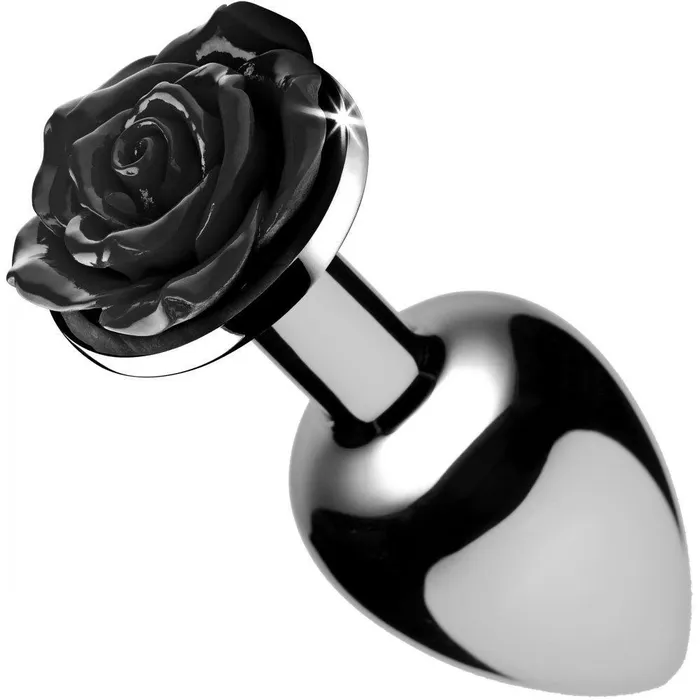 Anal Booty Sparks Black Rose Anal Plug