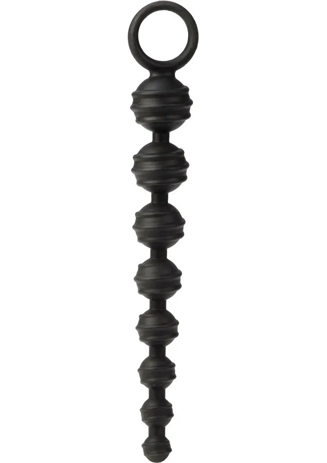 Anal Colt COLT Power Drill Silicone Anal Beads Black