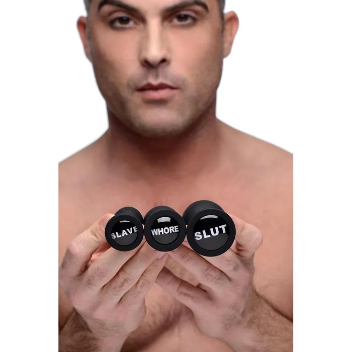 Anal Dirty Words Anal Plug Set Master Series