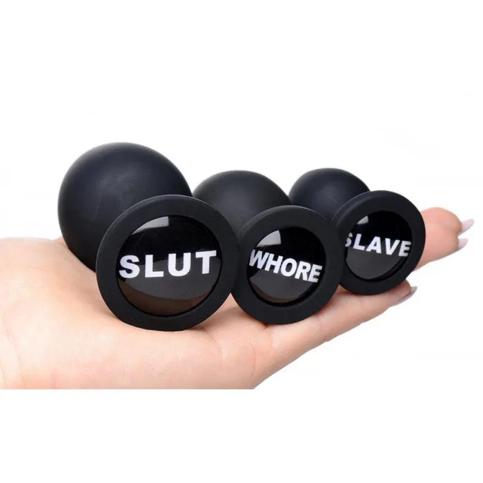 Anal Dirty Words Anal Plug Set Master Series
