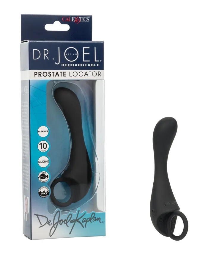 Anal Dr Joel Kaplan Rechargeable Silicone Prostate Locator Black Dr Joel Kaplan