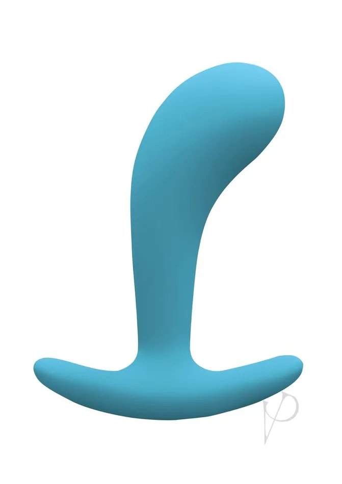 Anal Firefly Firefly Contour Plug Silicone Butt Plug Glow In The Dark Blue