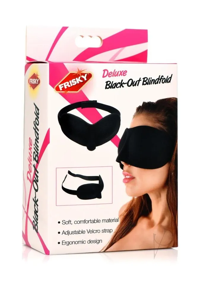 Anal Frisky Frisky Deluxe Ergo BlackOut Blindfold Black