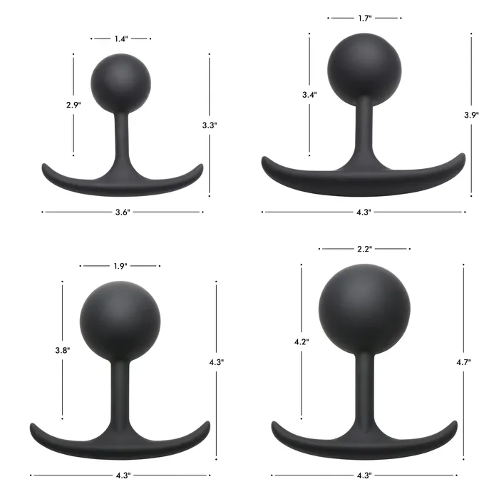 Anal Heavy Hitters Premium Silicone Weighted Anal Plug