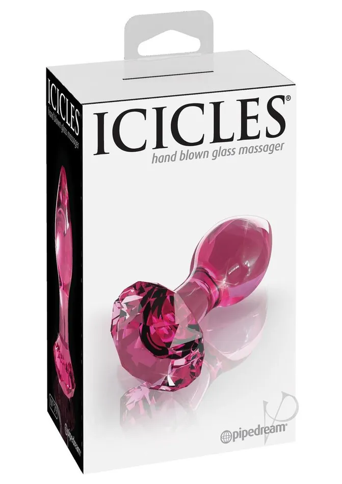 Anal Icicles No 79 Glass Anal Plug Pink Icicles