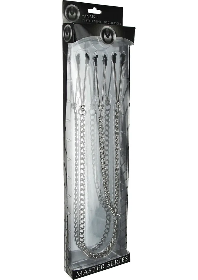 Anal Master Series Anais YStyle Nipple To Clit Set Silver Master Series