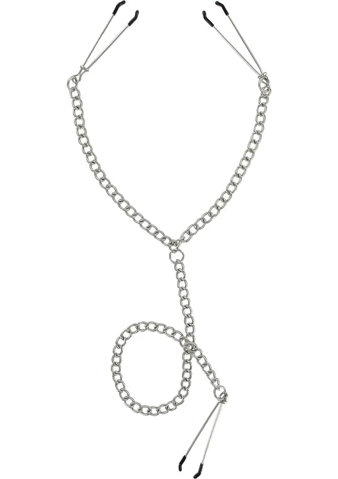 Anal Master Series Anais YStyle Nipple To Clit Set Silver Master Series