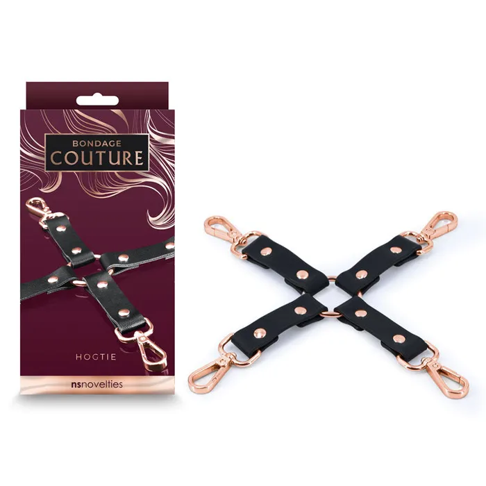 Anal NS Novelties Bondage Couture Hog Tie Black