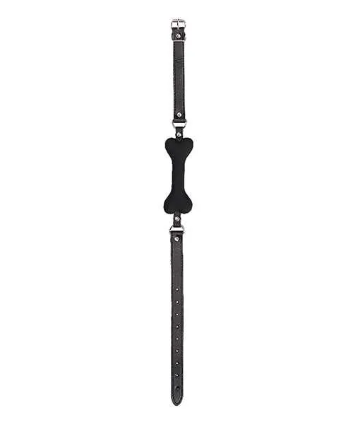 Anal Ouch Shots Ouch Puppy Play Silicone Bone Gag Black Anal Ouch Shots Ouch Puppy Play Silicone Bone Gag Black