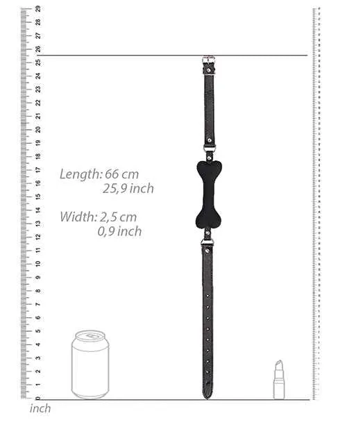 Anal Ouch Shots Ouch Puppy Play Silicone Bone Gag Black Anal Ouch Shots Ouch Puppy Play Silicone Bone Gag Black