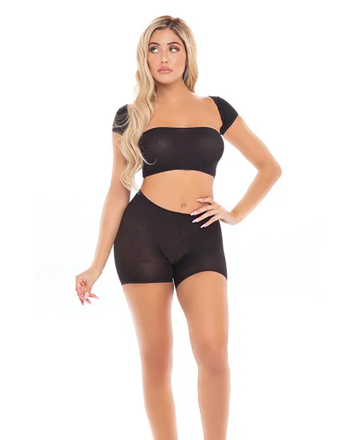 Anal Pink Lipstick On Your Mind Bandeau wShoulders Short Black OS Pink Lipstick Anal Pink Lipstick On Your Mind Bandeau wShoulders Short Black OS Pink Lipstick