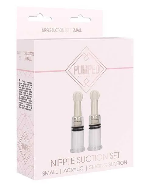 Anal Pumped Shots Pumped Nipple Suction Set Small Clear Anal Pumped Shots Pumped Nipple Suction Set Small Clear