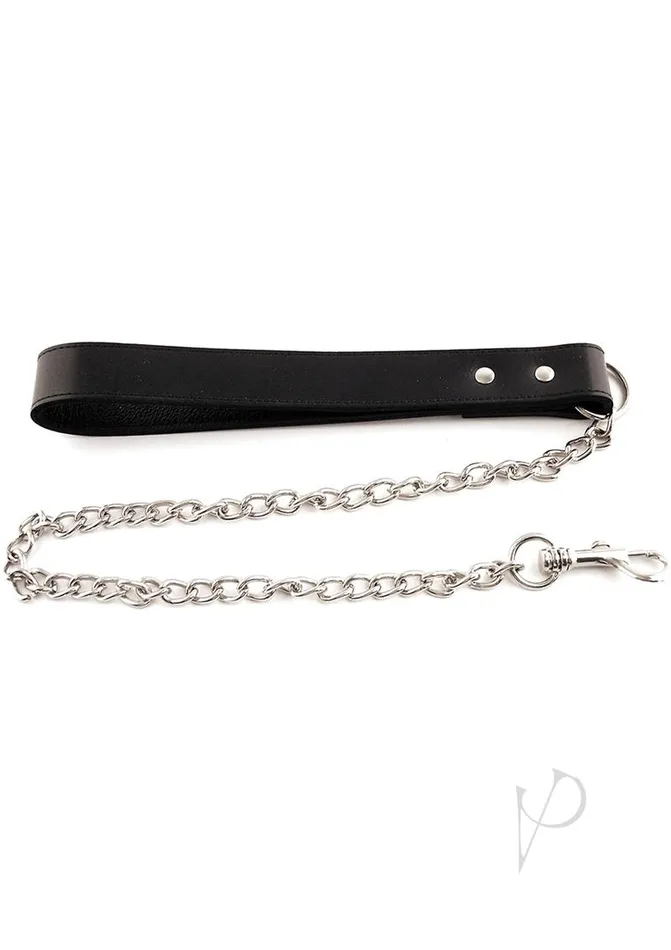 Anal Rouge Rouge Dog Lead with Chain Black