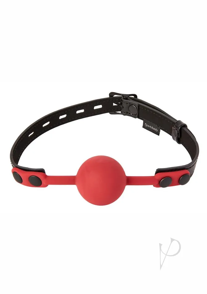 Anal Saffron Saffron Silicone Ball Gag RedBlack